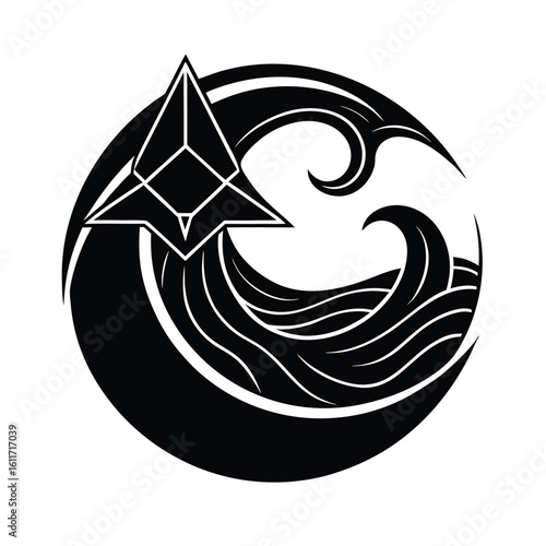 Ocean Wave Inspired Sonic Rune