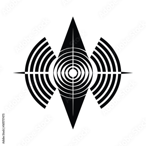 3D Effect Sonic Vibration Glyph