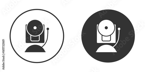 Bell school icon for web, mobile and infographics.