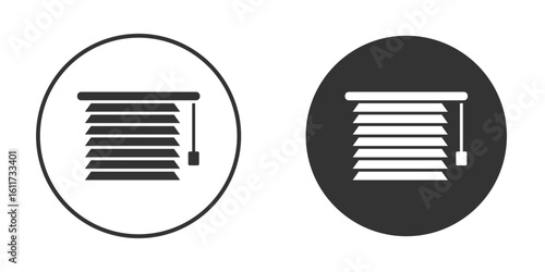 Blinds icon for web, mobile and infographics.