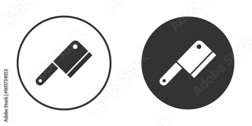 Butcher knife icon for web, mobile and infographics.