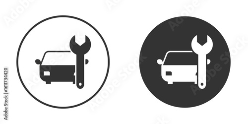 Car repair icon for web, mobile and infographics.