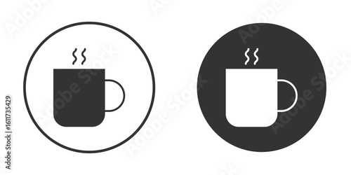 Coffee mug icon for web, mobile and infographics.
