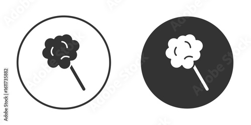Cotton Candy icon for web, mobile and infographics.