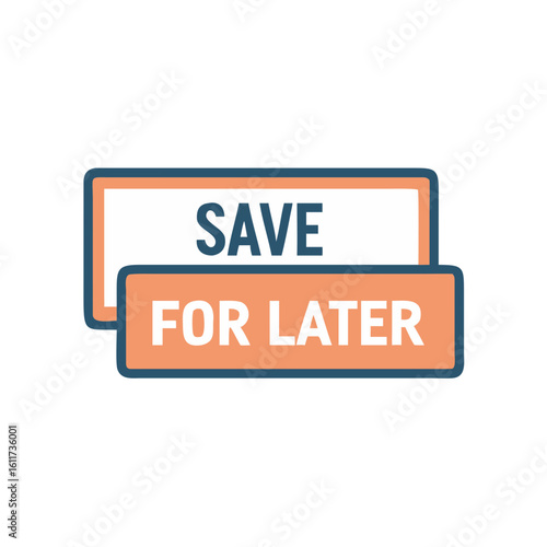 bookmark save for later icon design.