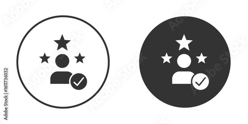 Customer experience icon for web, mobile and infographics.