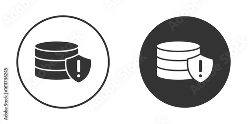 Data loss icon for web, mobile and infographics.