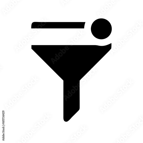  filter narrow down icon design.