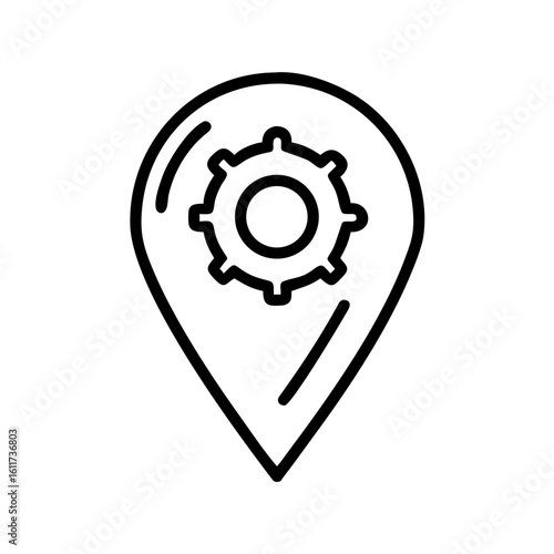 location pin marker icon design.