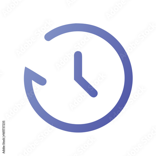 rotate clockwise arrow icon design.