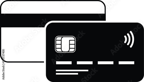 Secure contactless payment credit cards for modern cashless transactions