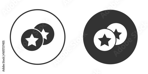 Earn point icon for web, mobile and infographics.