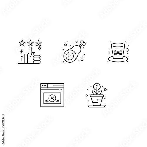Mobile interface outline