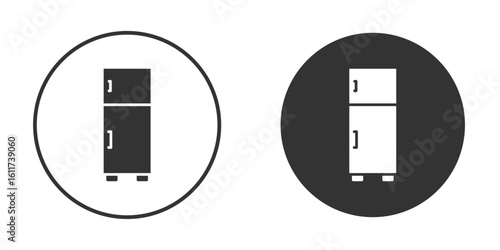 Fridge icon for web, mobile and infographics.