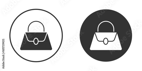 Handbag icon for web, mobile and infographics.