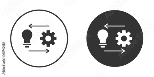 Implementation icon for web, mobile and infographics.