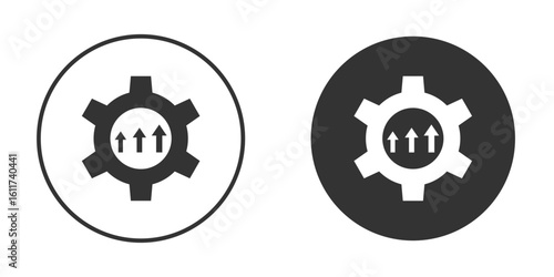 Improvement icon for web, mobile and infographics.