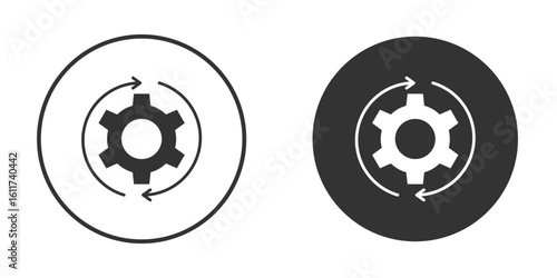 Implementation icon for web, mobile and infographics.