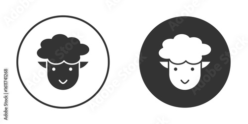 Lamb icon for web, mobile and infographics.