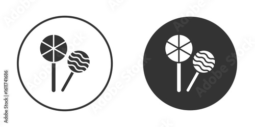 Lollypop icon for web, mobile and infographics.