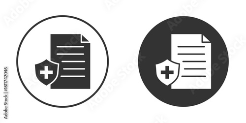 Medical insurance icon for web, mobile and infographics.