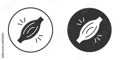 Myalgia icon for web, mobile and infographics.