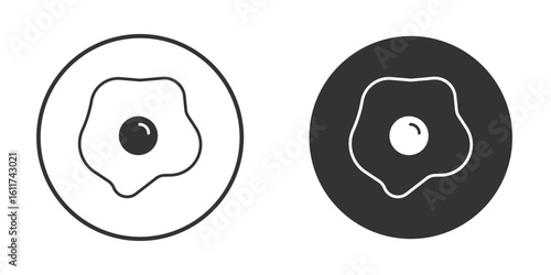 Omelet icon for web, mobile and infographics.