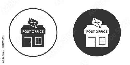 Post office icon for web, mobile and infographics.