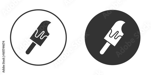 Popsicle icon for web, mobile and infographics.