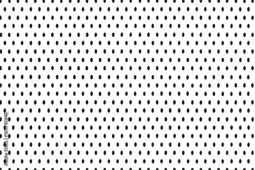 Vector  a seamless pattern of small black dots evenly spaced on a white background creating a polka dot design