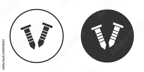 Screws icon for web, mobile and infographics.