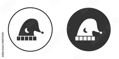 Sleeping Hat icon for web, mobile and infographics.