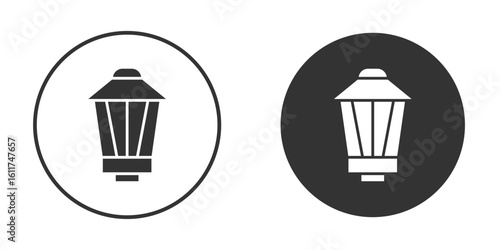 Street lamp icon for web, mobile and infographics.