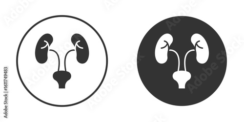 Urology icon for web, mobile and infographics.