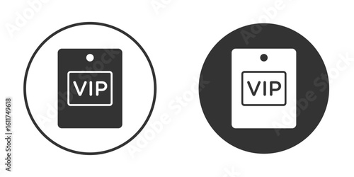 VIP icon for web, mobile and infographics.