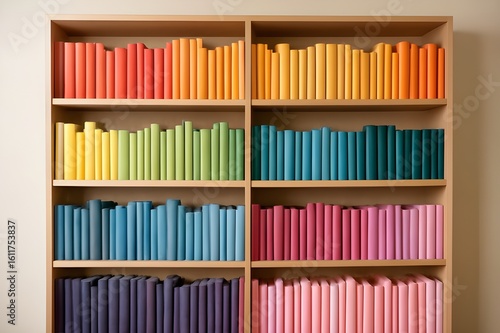 old books on the shelf