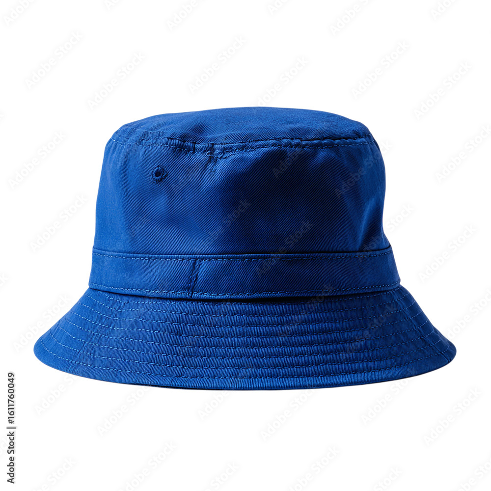 Fototapeta premium Blue bucket ha on transparent background