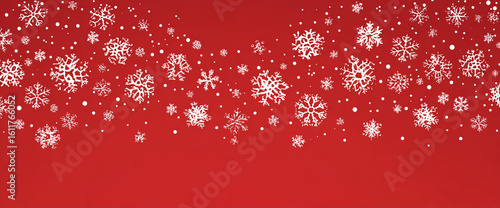 Winter snowflake background map