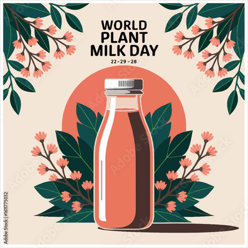 Celebrating plant-based milk alternatives promoting sustainability health animal welfare and environmental awareness









