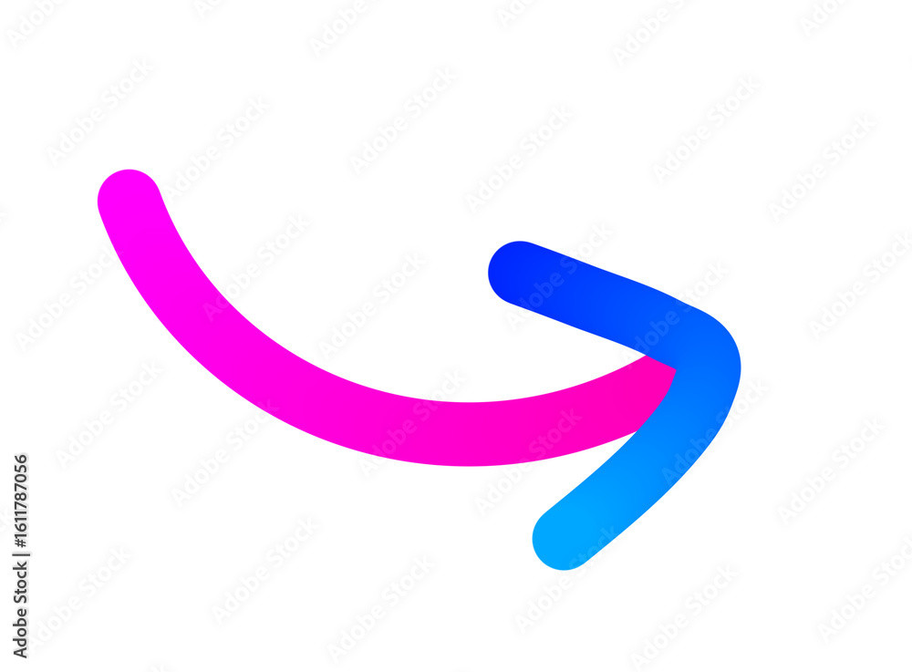 High-Quality Gradient Arrow Icon with Transparent Background for Web and UI Projects High-Quality Gradient Arrow Icon with Transparent Background for Web and UI Projects