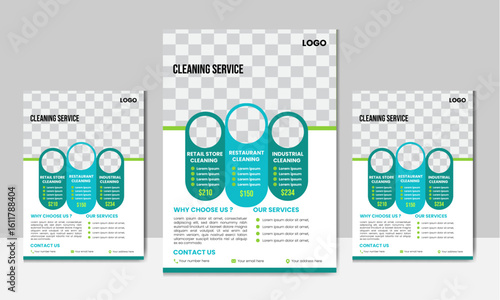 Corporate flyer design, cleaning service flyer design, Flyer poster design for cleaning service, Vector flyer template design in A4 size. professional cleaning service editable flyer or poster design.