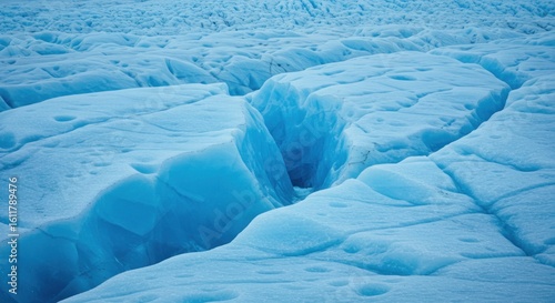 Glacial crevasses