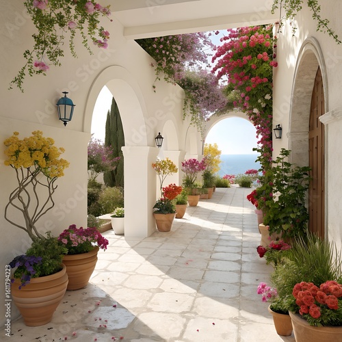 Fototapeta Naklejka Na Ścianę i Meble -  flowers in the street