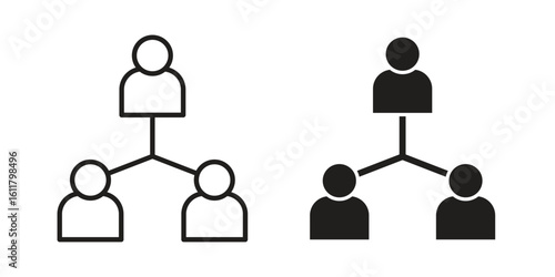 Coordinate icon logo set. thin line concept simple icon or design element