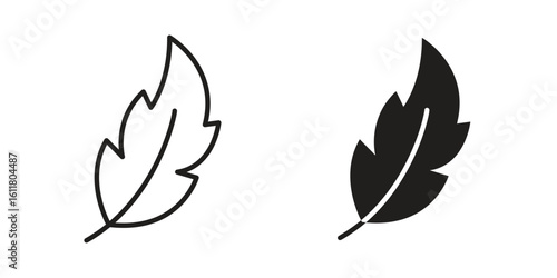 Light weight icon logo set. thin line concept simple icon or design element