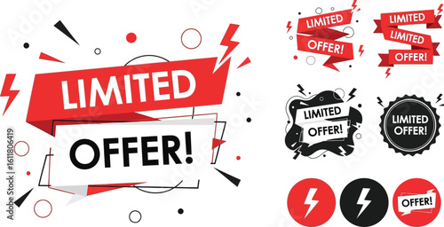 Grab these dynamic limited offer sale banners and boost your promotions