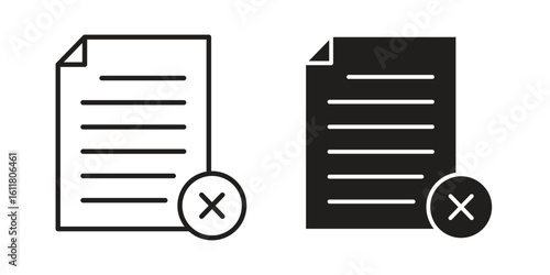 Paperless icon logo set. thin line concept simple icon or design element