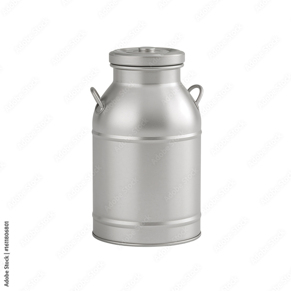 A gleaming metallic canister stands alone, a vessel of pure form, ready for liquid contents, with A gleaming metallic canister stands alone, a vessel of pure form, ready for liquid contents, with