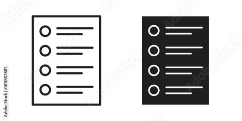 Quota icon logo set. thin line concept simple icon or design element