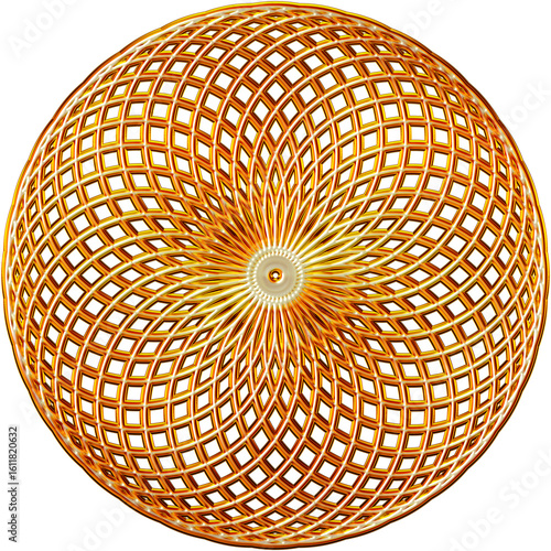 abstract 3d sphere mandala, 3D Abstract Radiant Jewelry Design. Ideal for Luxury wall art design, luxury branding, fashion and decorative themes.
